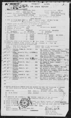 Missing Air Crew Report 12945, page 2: B-17 44-6317