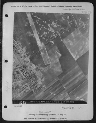Bombing Of Schwechat, Austria, 24 May 44.