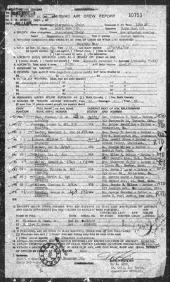 Missing Air Crew Report 10753, page 2: B-17 44-6497