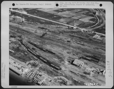 Aerial View Of Bologna, Italy, After The Fall Of The City, Showing The Accurate Bombing By 12Th & 15Th Air Force Planes. None Of The City'S Cultural Shrines Were Hit. 6 August 1944.