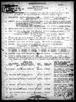 Missing Air Crew Report 6856, page 2: B-17 42-107179