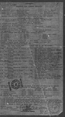 Missing Air Crew Report 13049, page 2: B-17 44-6552, 1945-03-21