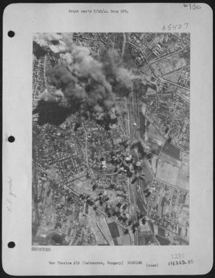 An Important Rail Center Used By The Germans To Supply Their Eastern Front In Rumania, Receives A Heavy Concentration Of Bombs From U.S. Bombers Which Then Flew On To New Bases In Russia For The First Time.