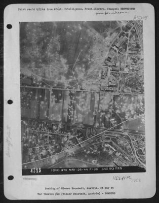 Bombing Of Wiener Neustadt, Austria, 24 May 44.