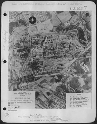 Brux, Bohemia, Czechoslovakia (Germany) synthetic oil plant.