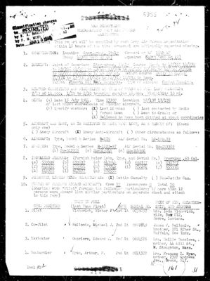 Missing Air Crew Report 6955, page 2: B-17 42-102429, 1944-07-15