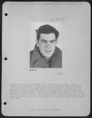 Photograph of S/Sgt. Victor A. LaBruno