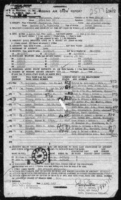 Missing Air Crew Report 13472, page 2: B-17 44-8003 Snoopy III