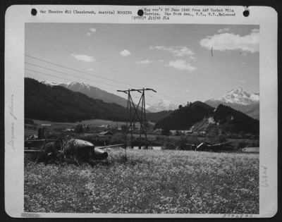 Damaged Me 262's On Field At Innsbruck Airdrome In Austria. May 1945.