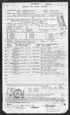 Missing Air Crew Report 12128, page 2: B-17 43-38503