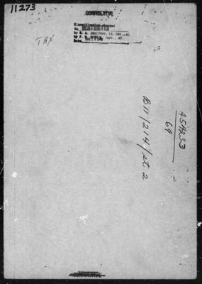 Missing Air Crew Report 11273, page 1: B-17 44-6423 Nene, 1945-01-21