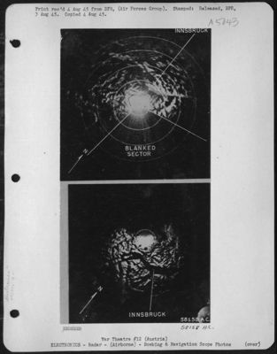Radar's Directional Characteristics Are Such That Its Results Can Be Minimized By Contour Of The Terrain Below. These Two Pictures Of Innsbruck, Austria, Will Illustrate What Directional Approach Can Do. Picture At Top Made On An Approach From The South