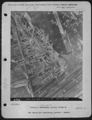 Bombing Of Schwechat, Austria, 24 May 44