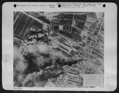 Considerable fresh damage has been inflicted on installations and buildings at various points in the refinery. Much of the damage was caused by fire.-Vienna, Austria.