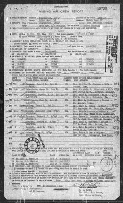 Missing Air Crew Report 10730, page 2: B-17 42-97585, 1944-12-25