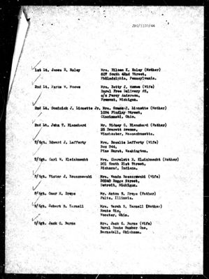 Missing Air Crew Report 6978, page 2: B-17 42-107170 L No Name