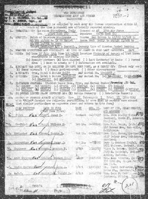 Missing Air Crew Report 7097, page 2: B-17 44-6267